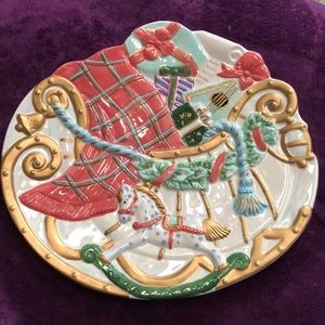 Christmas sleigh platter